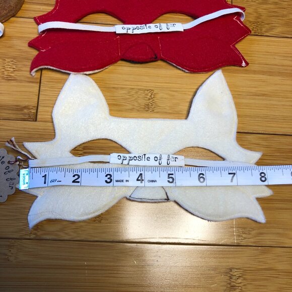 5 Woodland Animals Handmade Soft Felt Children's Masks Halloween Lot Costume - Picture 8 of 11